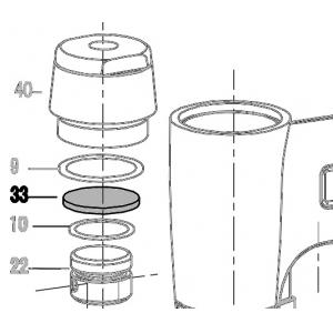 Запчасть 410 660 DAMPER Демпфер 8016L-33