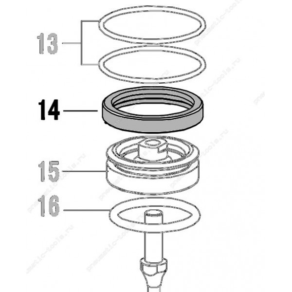 Запчасть 410 680 HEAD VALVE SEAL Прокладка клапана CN100R-14