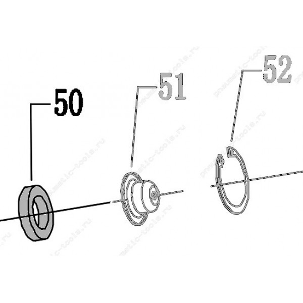 Запчасть 410 700 FEED PISTON BUMPER Бампер толкателя CN100R-50