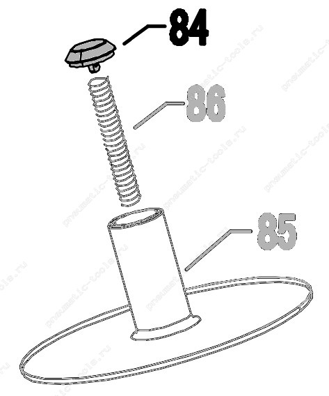Запчасть 420 520 SPRING HOLDER (A) Фиксатор пружины А CN55R-90 CN80R-84 CN90R-84 CN100R-80