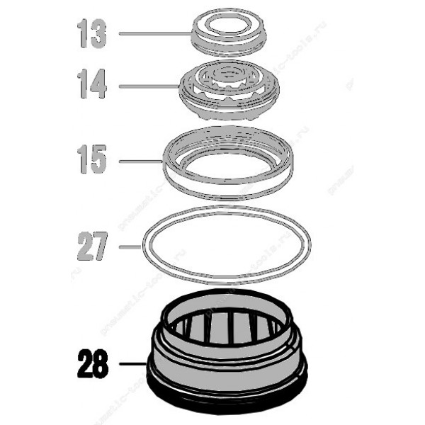 Запчасть 420 600 CYLINDER RING Кольцо цилиндра N851R-28