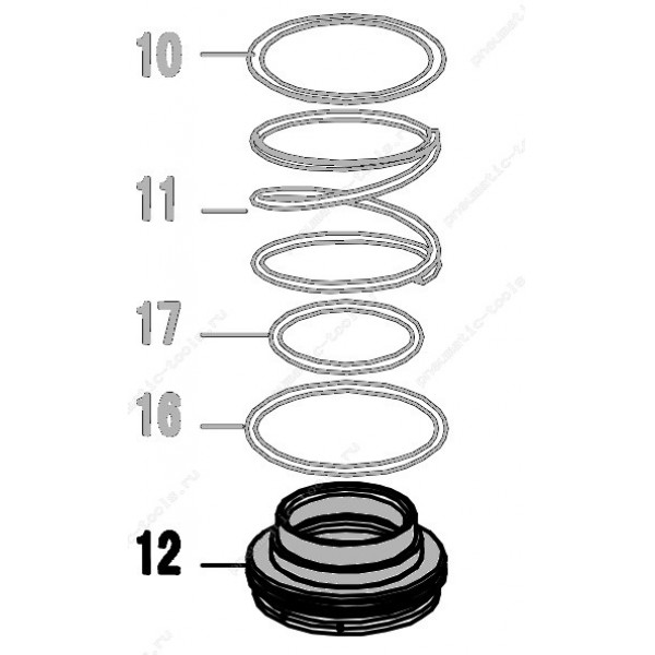 Запчасть 420 610 HEAD VALVE PISTON Клапан поршня N851R-12