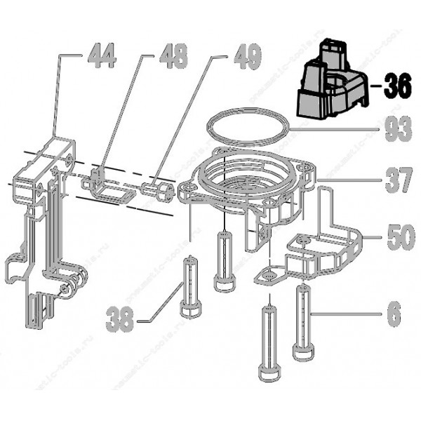 Запчасть 420 650 SAFETY GUIDE Направляющая предохранителя N851R-36