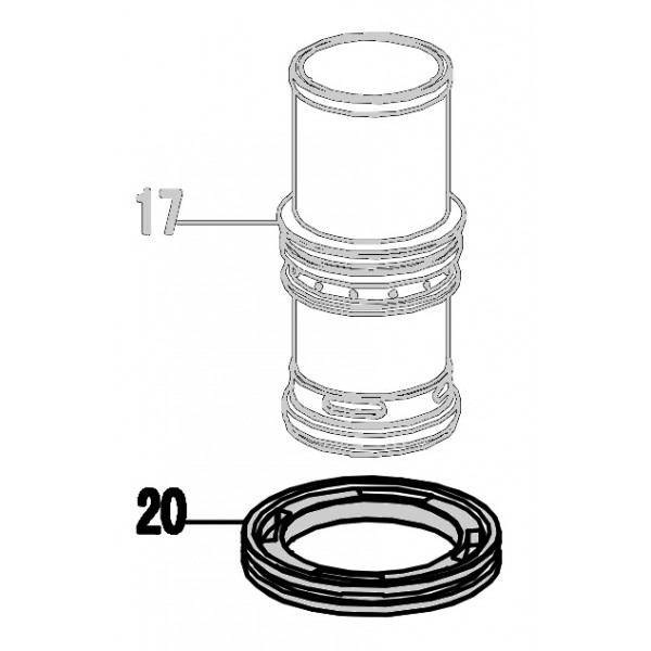 Запчасть 420 780 CYLINDER RING Кольцо цилиндра CN55R-20 CN57R-20