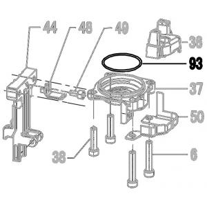 Запчасть 510 640 O-RING  47.5X1.8 Кольцо уплотнительное N851R-93