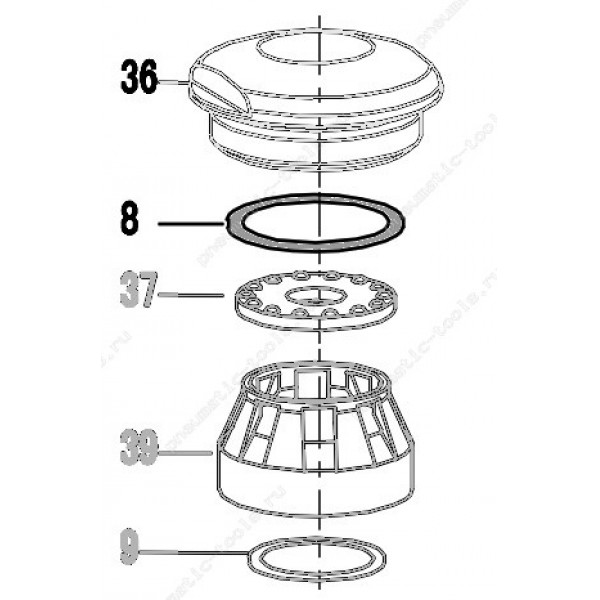 Запчасть 511 040 O-RING 31.5X2.65 Кольцо уплотнительное 8016R-8