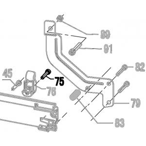 Запчасть 610 040 BOLT  M4X20 Болт N851R-75