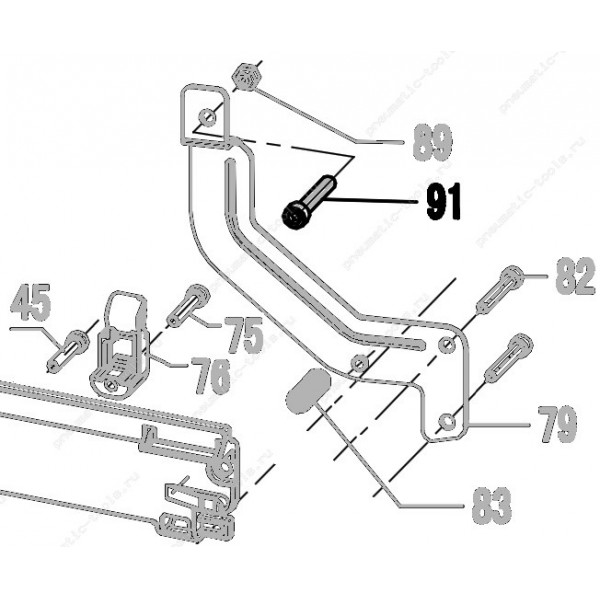 Запчасть 610 110 BOLT  M5X22 Болт N851R-91