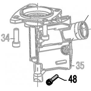 Запчасть 610 250 BOLT  M6X40 Болт CN70R-48 CN80R-93 CN90R-93 (вид 2)