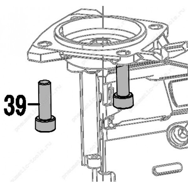 Запчасть 610 300 (40444) BOLT  M8X25 (Loctite) Болт с герметиком CN70R-34 CN80R-39 CN90R-39