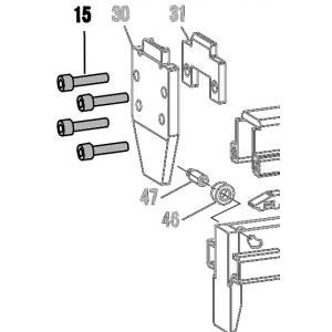 Запчасть 610 500 BOLT M4X16 Болт 8016R-15