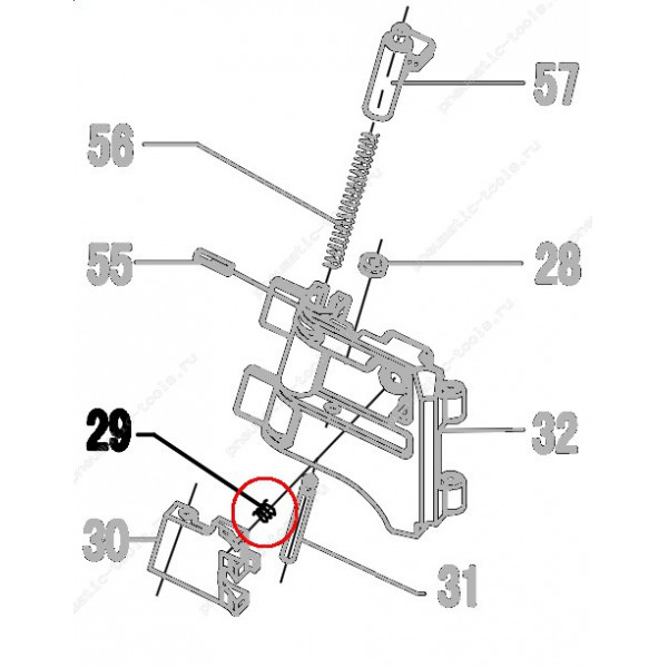 Запчасть 620 600 CHECK PAWL SPRING Пружина CN55R-29