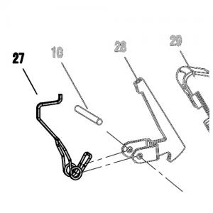 Запчасть 621 040 LEG SPRING Пружина 8016R-27