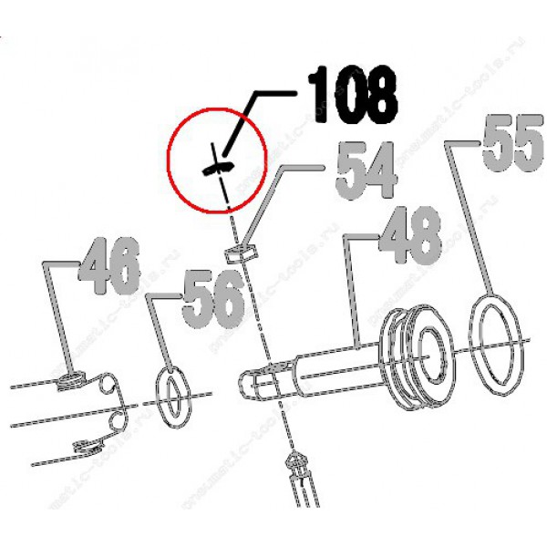 Запчасть 630 190 SNAP RING 3 Стопорное кольцо CN80R-108 CN90R-108 N851R-88
